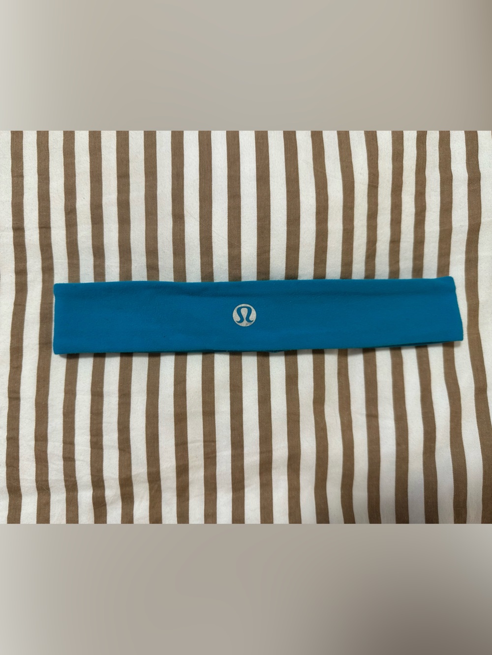 Lululemon Teal Blue Athletic Grippy Headband